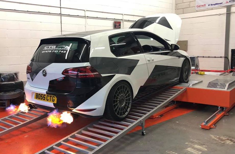 GTI Tuning V-tech rolling road