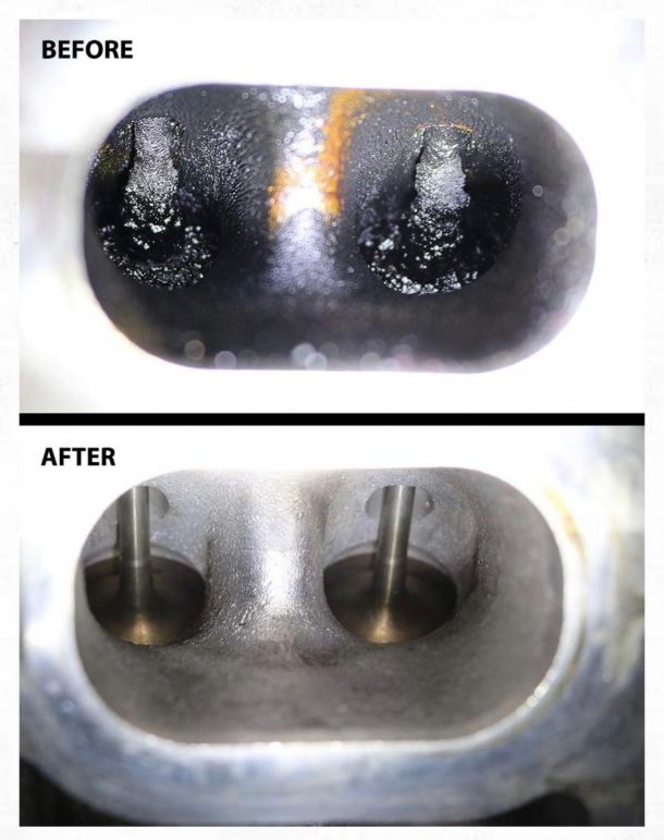 Engine Walnut Blasting